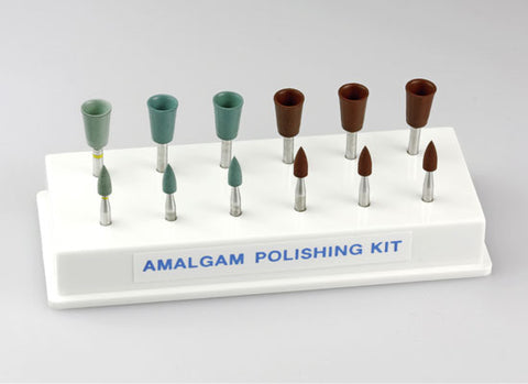 Polishing rubber cup amalgam