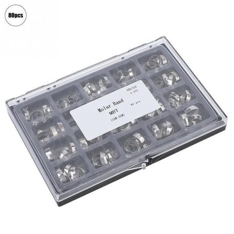 80Pcs Tube Molar Band Kit