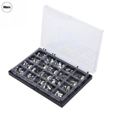 80Pcs Tube Molar Band Kit