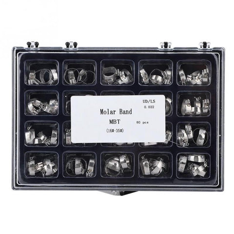 80Pcs Tube Molar Band Kit