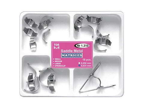 TOR-VM Saddle Metal Matrices Kit (18pcs)